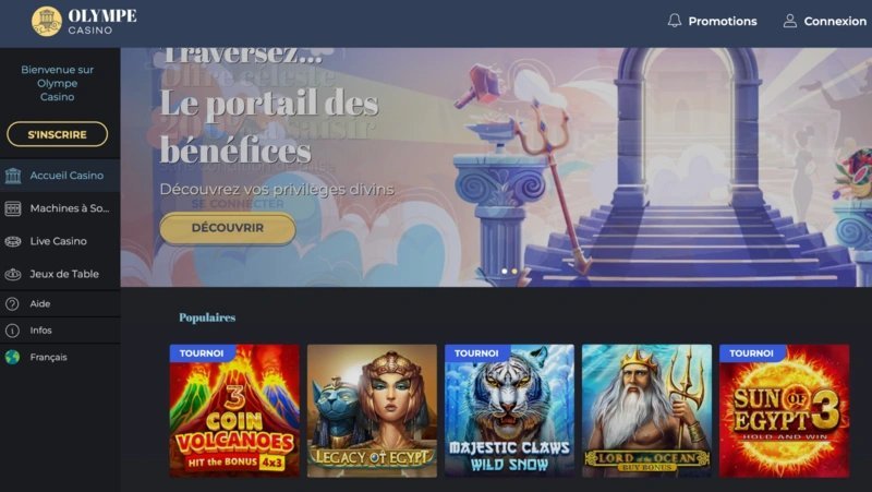 Image: Découvrez les Offres de Bonus Casino Olympe en Ligne en France